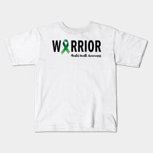 Mental Health Awareness Warrior Kids T-Shirt